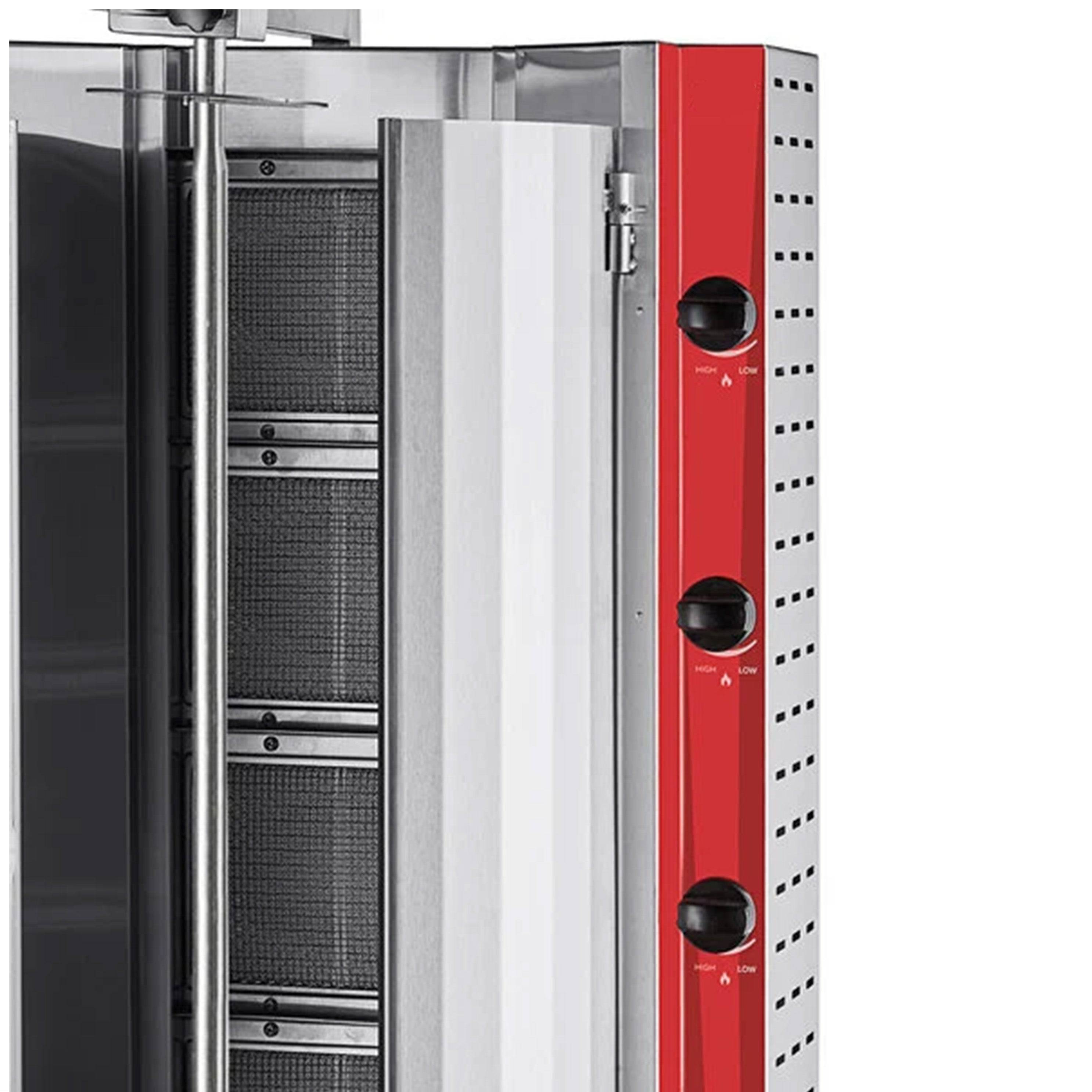 Turbo Range, Liquid Propane Vertical Broiler - 130 lb. Capacity, 40,000 BTU - Chefcoca