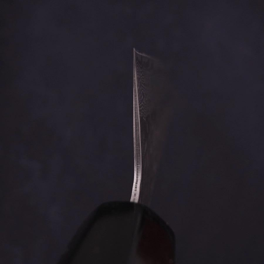 MUSASHI Gyuto AUS-10 Tsuchime Damascus Buffalo Magnolia Handle 240mm (256-240) - Chefcoca