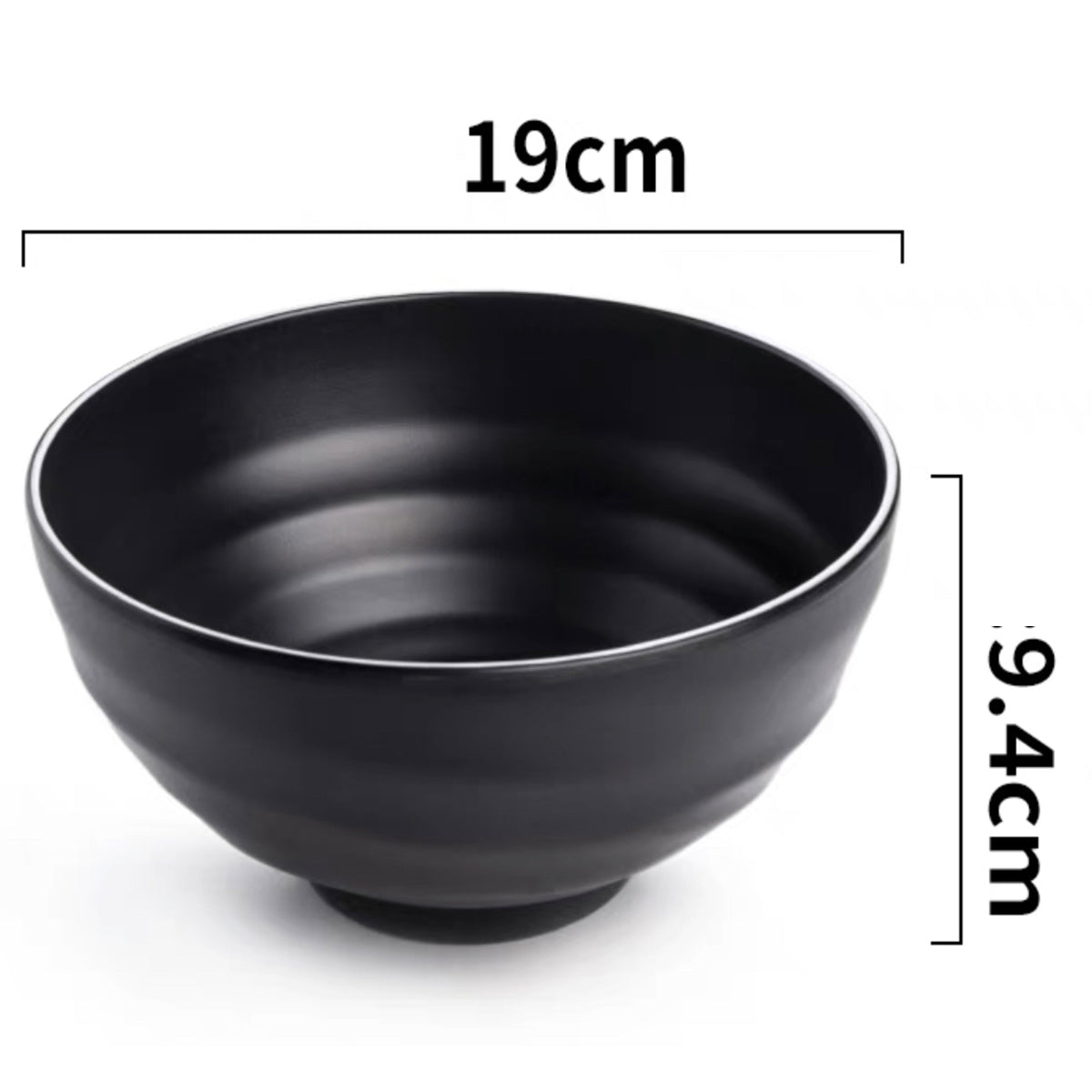 Threaded Lines Deep Melamine Bowl (LBW045S,H2008) - Chefcoca
