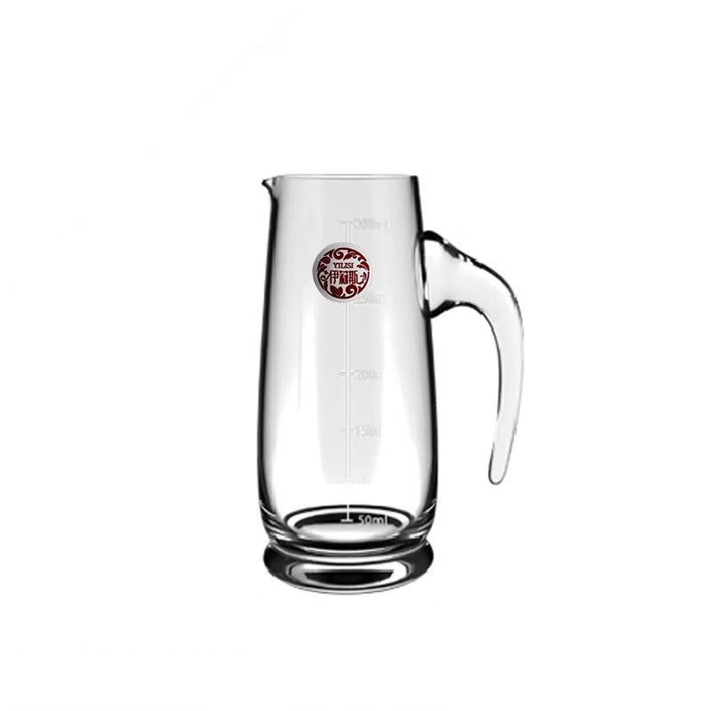 Chefco, 300 ml Graduated Glass Mug with Handle(HLC2991) x 6 pcs - Chefcoca