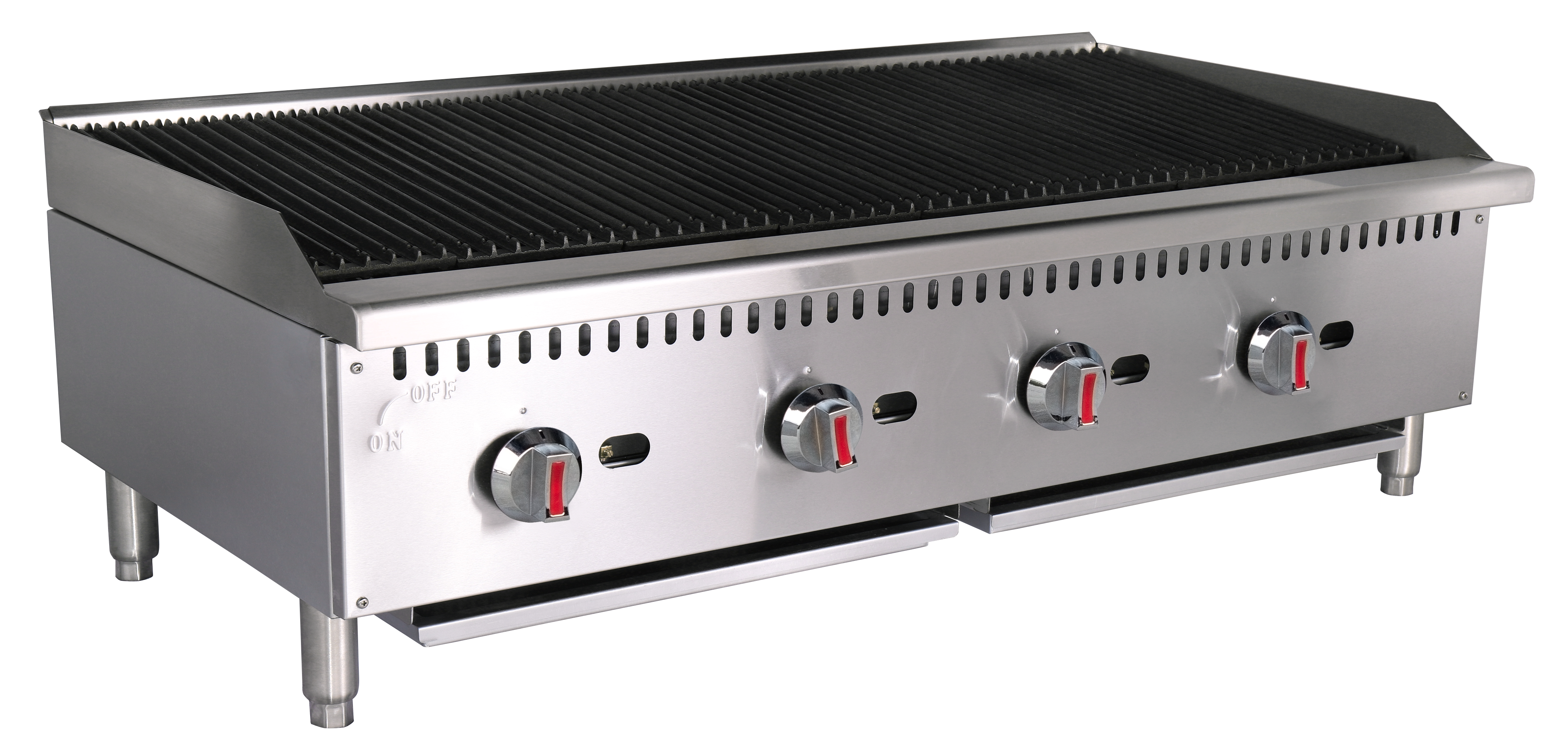 Turbo Range 48" Natural Gas Charbroiler - Chefcoca