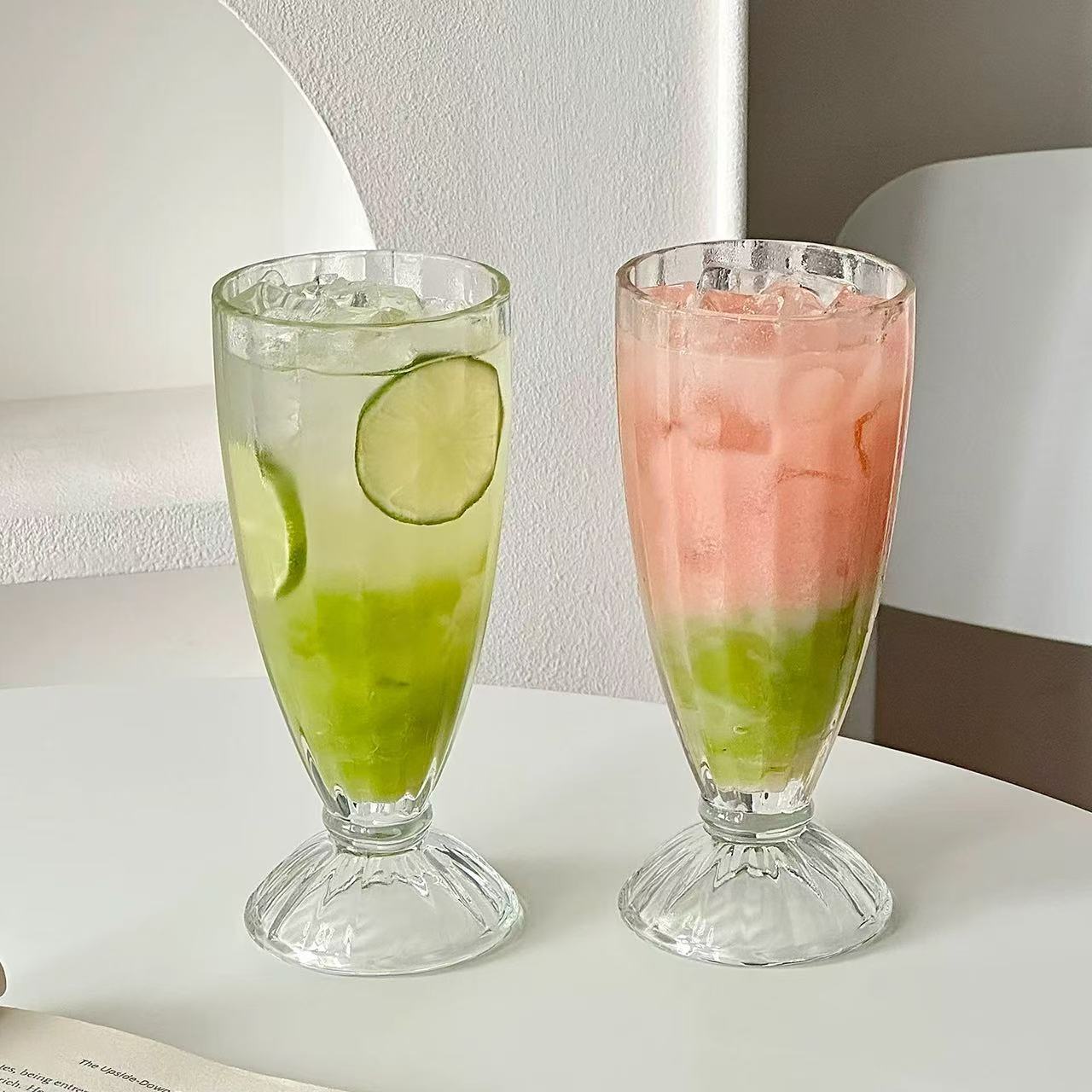Chefco, 360ML Milkshake Glasses (IC010)-6PCS - Chefcoca