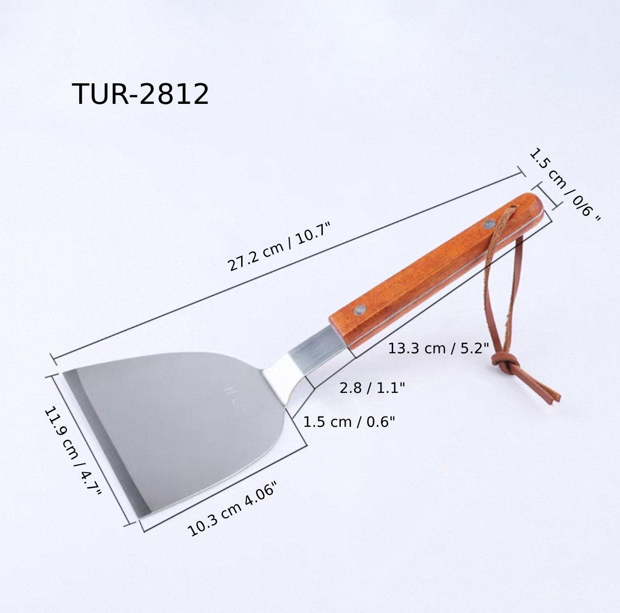 Teppanyaki Turner, 275*120mm (TUR-2812) - Chefcoca