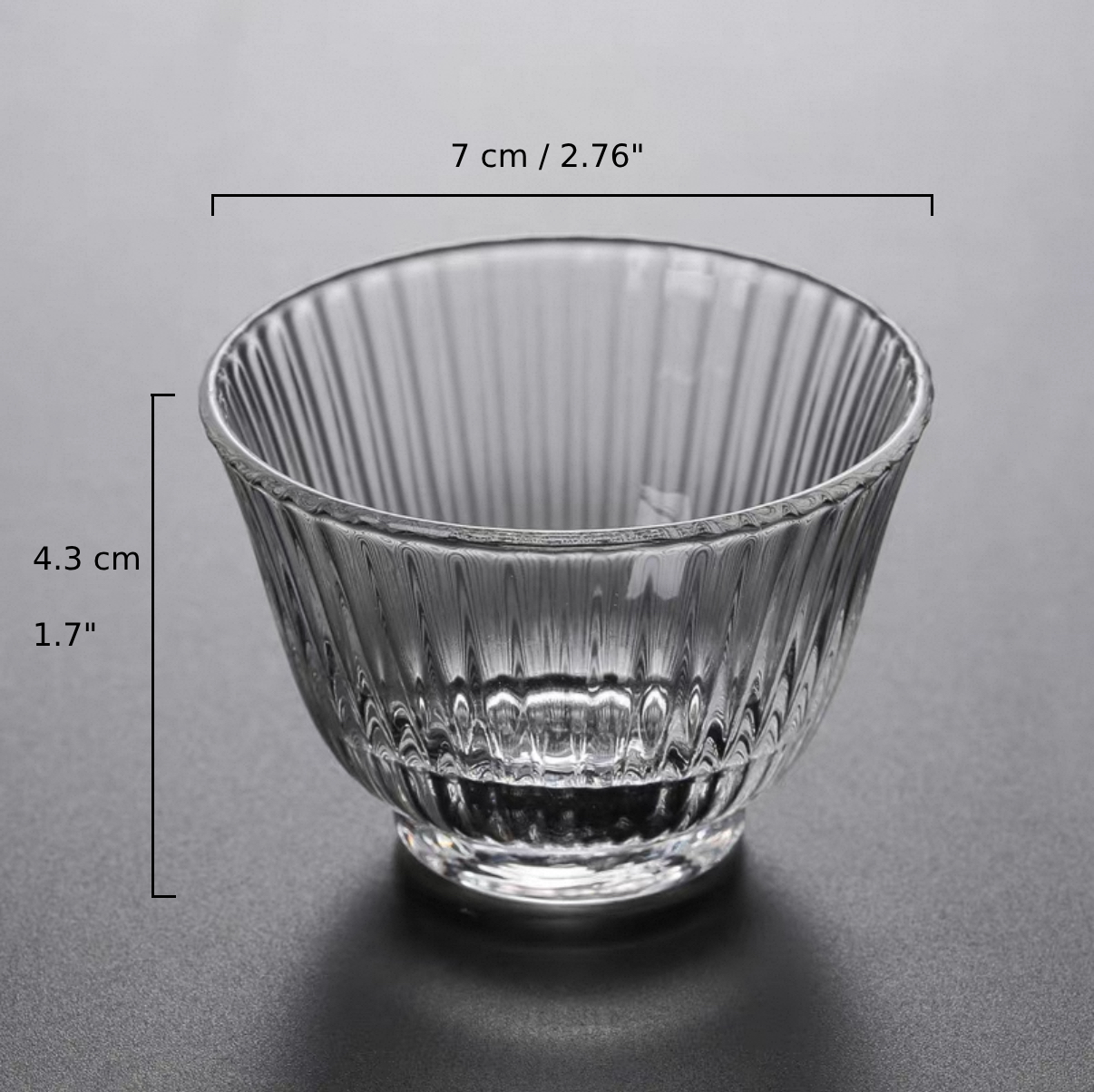 Miniature Glass Bowl, 75ml (Y4004A) - Chefcoca