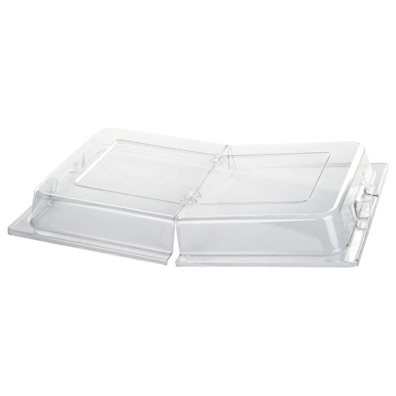 Dome Cover, Full-Size, Hinged Opening, Polycarbonate - Chefcoca