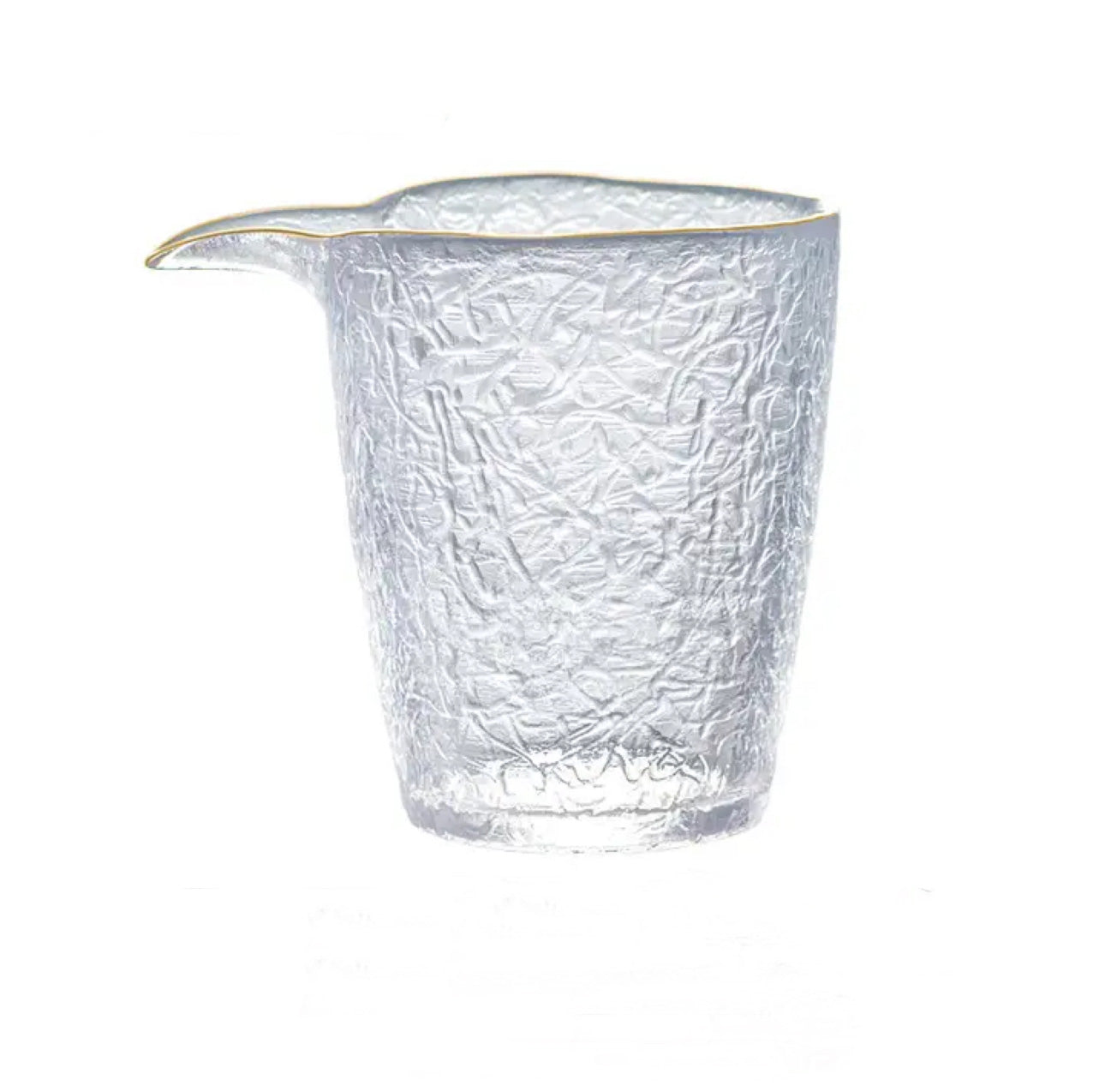 250ML,Glass Tea Maker with Gold Rim, Japanese Style, Teaware, 12PCS (JS09G) - Chefcoca