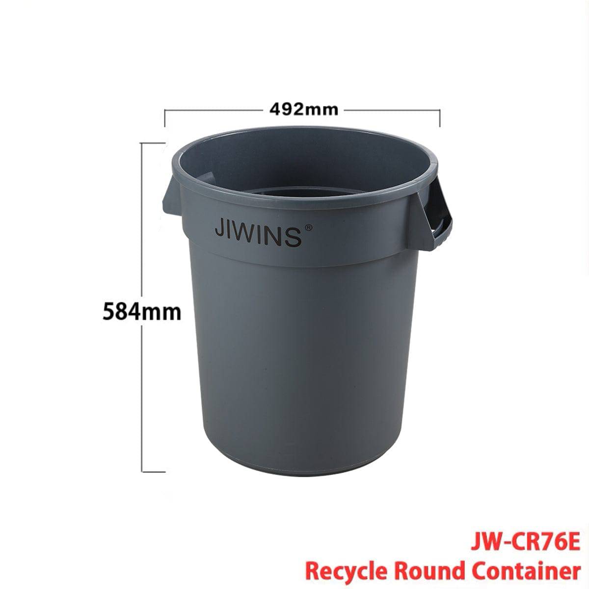 Heavy-Duty Round Trash Can, Lids are sold separately - Chefcoca