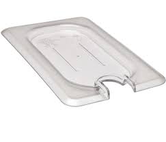 Polycarbonate GN Food Pan Notched Handle Style Lid - Chefcoca