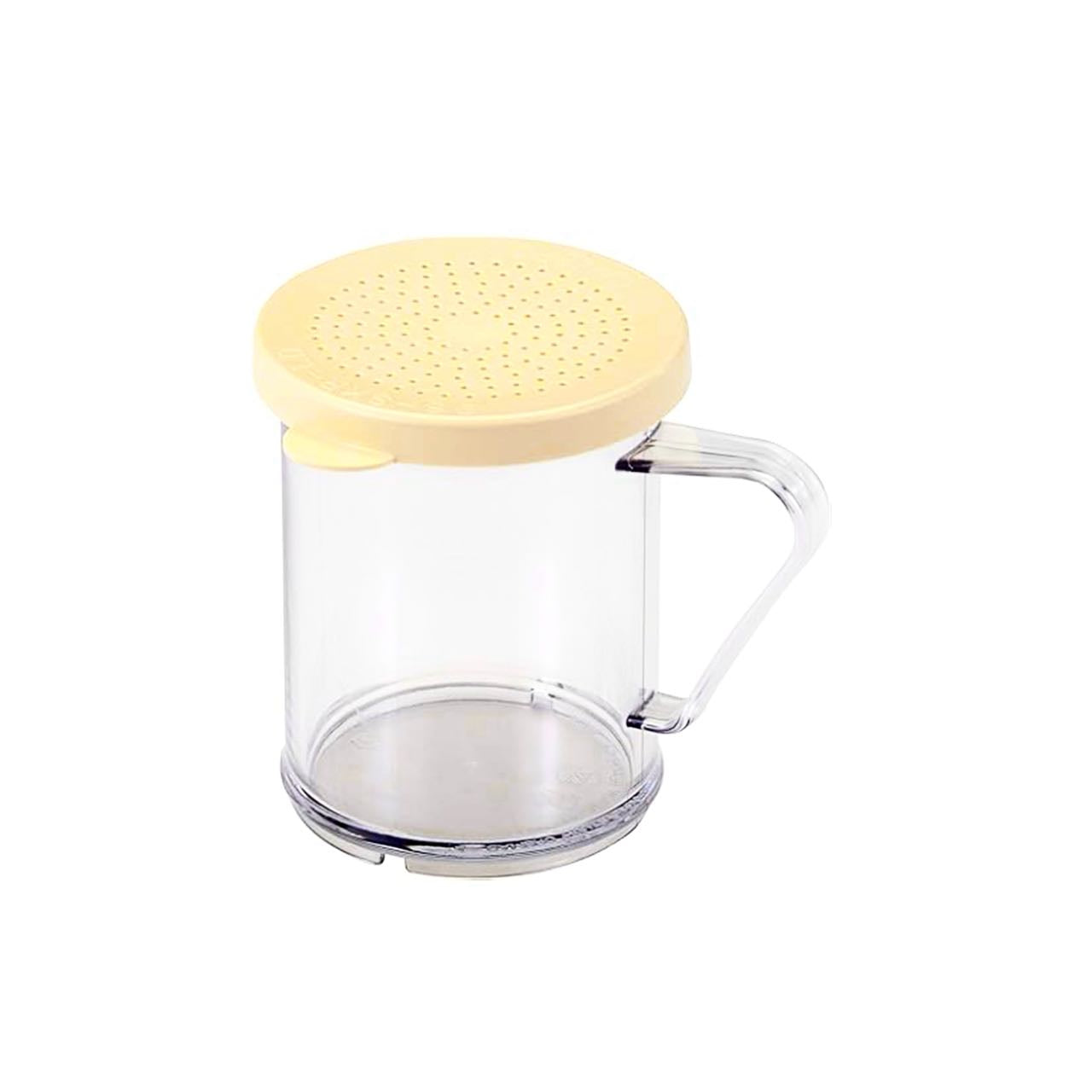 JW-SK280P,Shaker Dredge, 10oz,with Beige Lid - Chefcoca