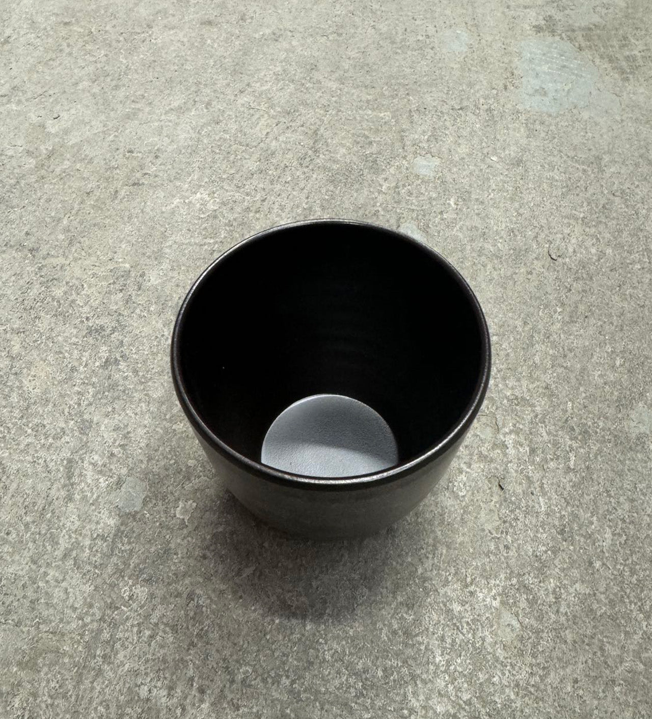 4" Melamine Dark Brown Tea Cup With Golden Dots (JW2024DB) - Chefcoca