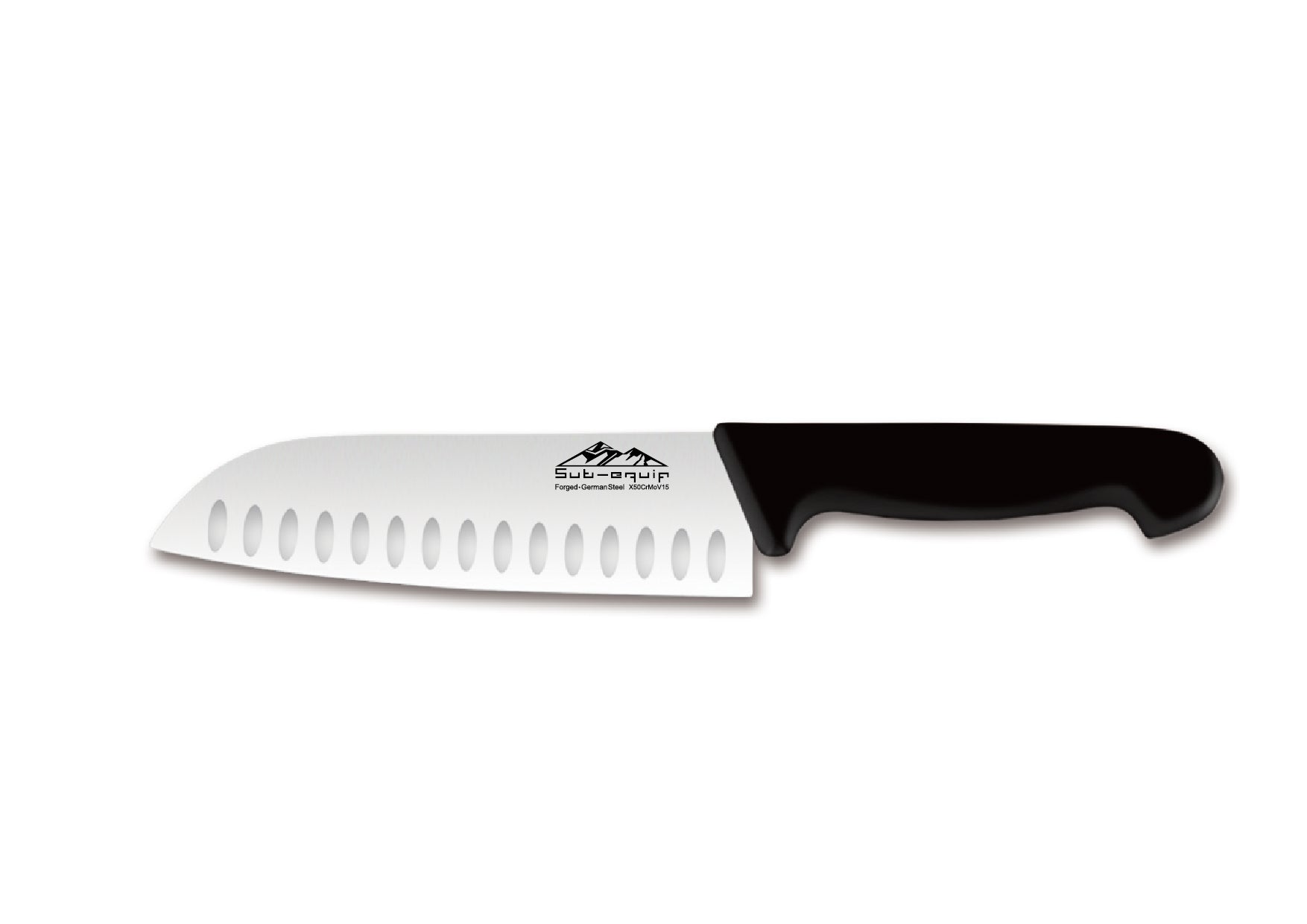 Sub-Equip High Carbon German Steel X50CrMoV15 Alloy 7" Granton, Granton (KFS-71) - Chefcoca