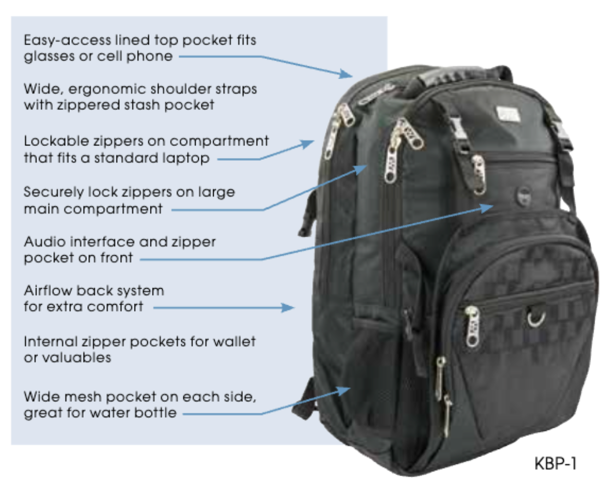 KBP-1 - Backpack - Chefcoca