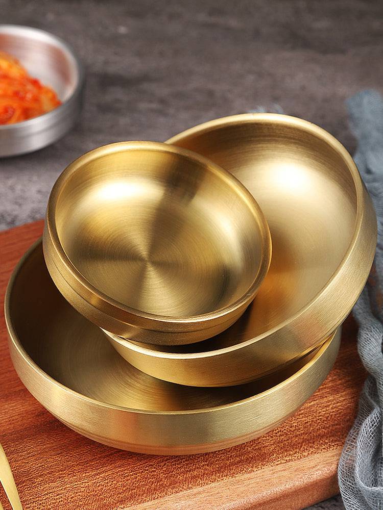 304 stainless steel Korean Style Deep Plate - Chefcoca