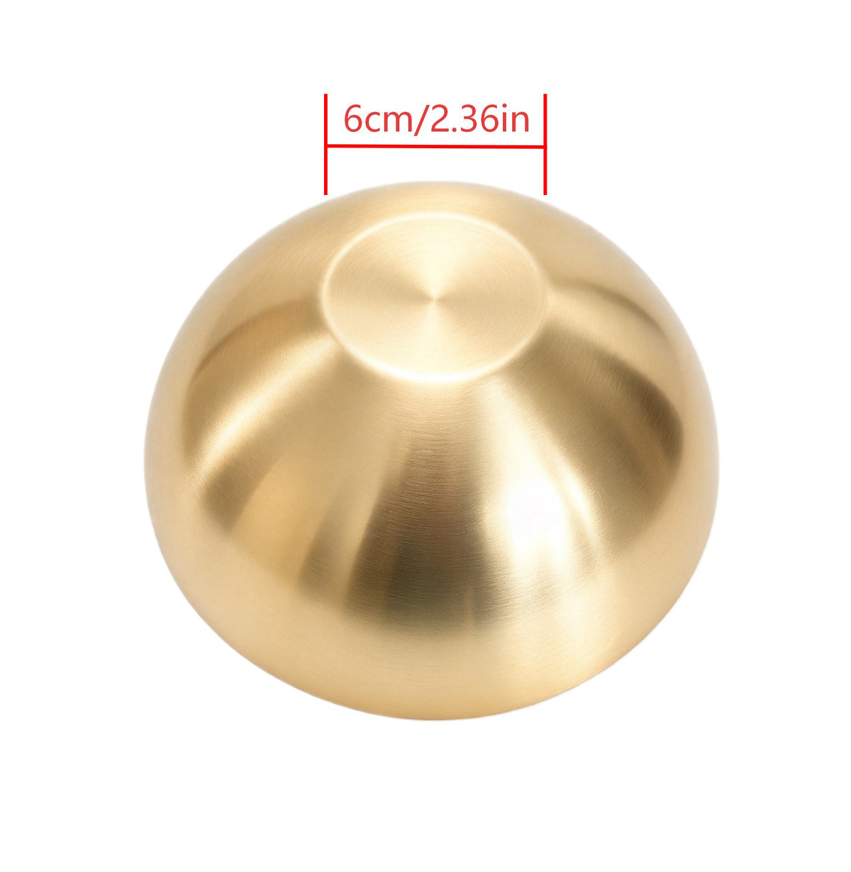 Stainless Steel Salad Bowls Decorative Gold Bowl Large Metal Mixing Bowls Nesting Bowls Snacks Bowls for Kitchen Mixing Cooking Baking Prepping Golden 20cm - Chefcoca