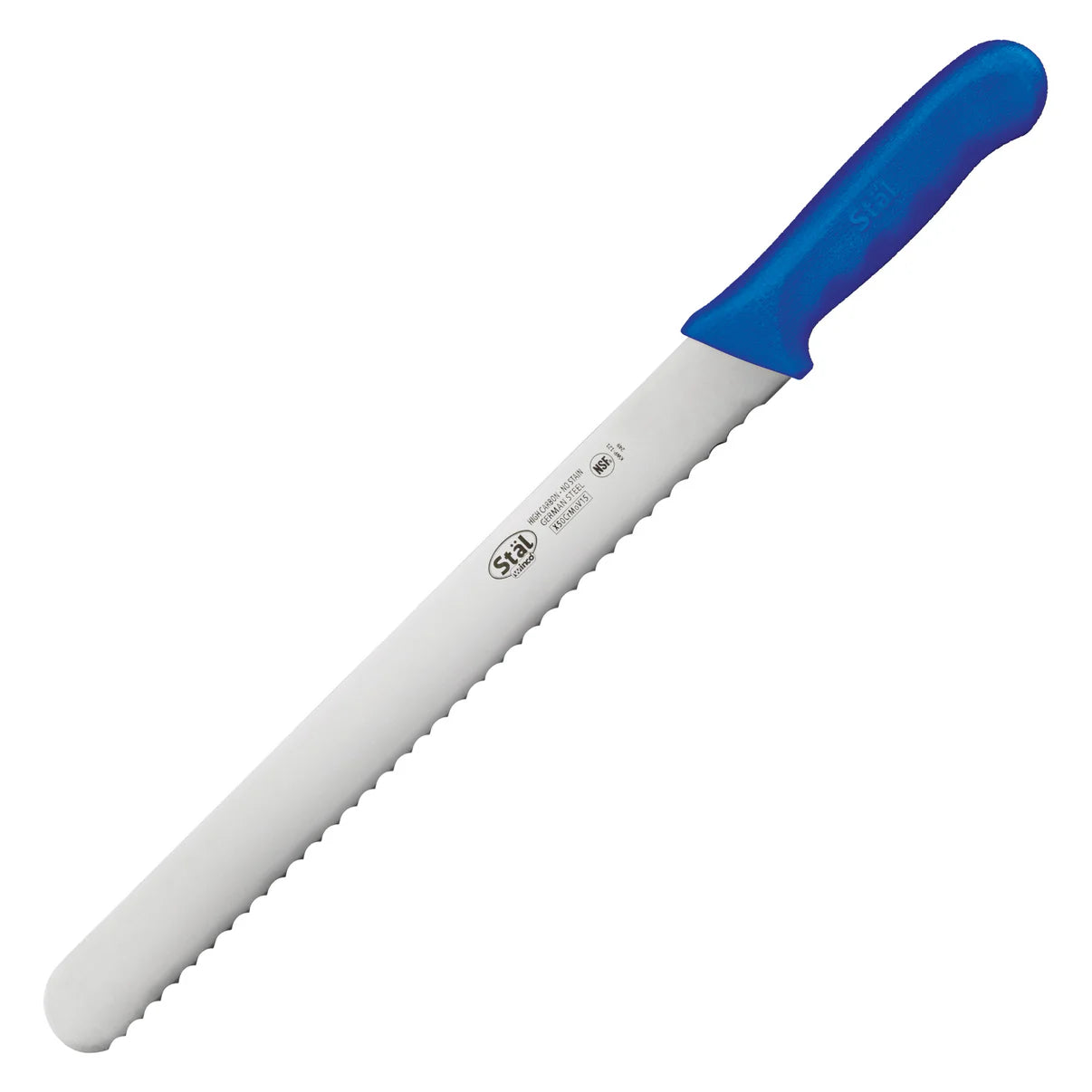 KWP-121U - Stäl 12" Wavy Edge Slicer - Blue - Chefcoca
