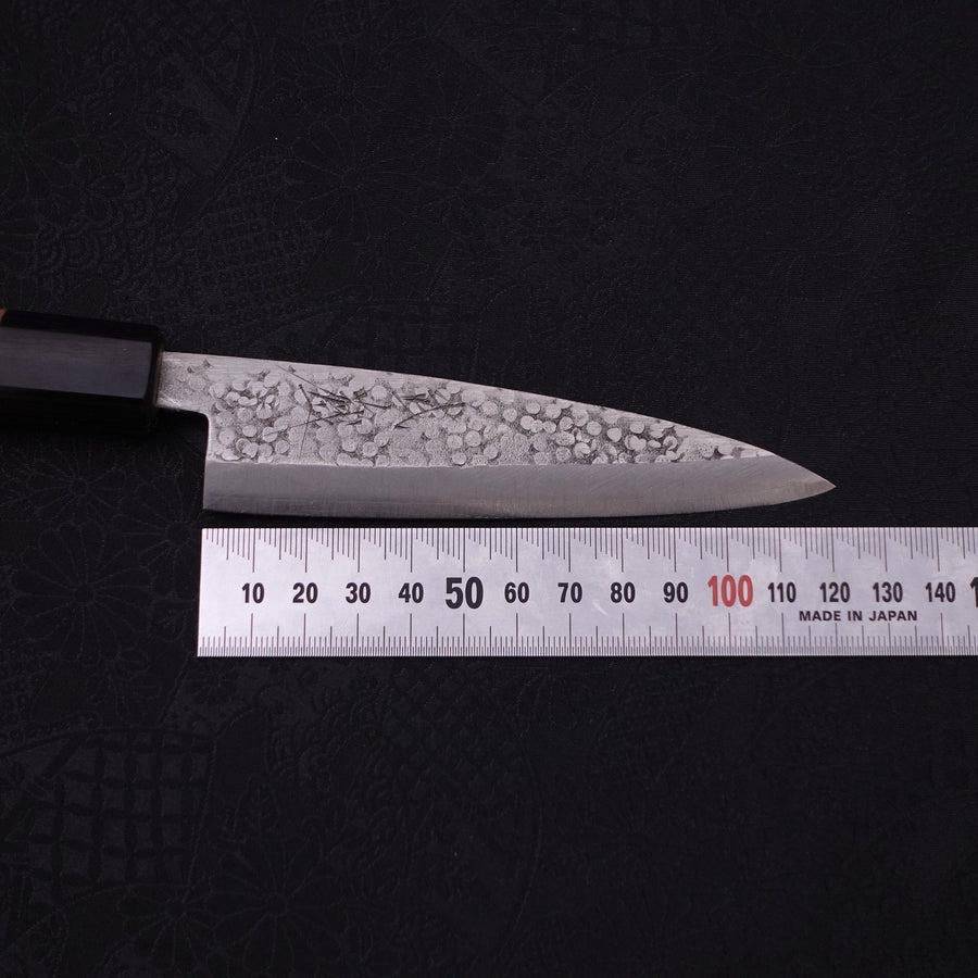 MUSASHI Kaisaki Silver Steel #3 Tsuchime Walnut Handle 120mm (011-120) - Chefcoca