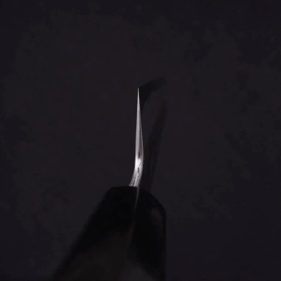 MUSASHI Kiritsuke Gyuto White steel #2 Kurouchi Buffalo Magnolia Handle 200mm (234-200) - Chefcoca