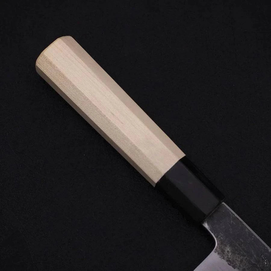 MUSASHI Kiritsuke Gyuto White steel #2 Kurouchi Buffalo Magnolia Handle 200mm (234-200) - Chefcoca