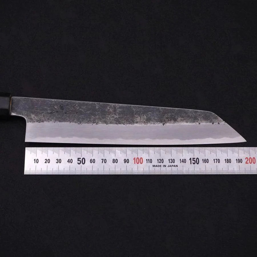 MUSASHI Kiritsuke Gyuto White steel #2 Kurouchi Buffalo Magnolia Handle 200mm (234-200) - Chefcoca