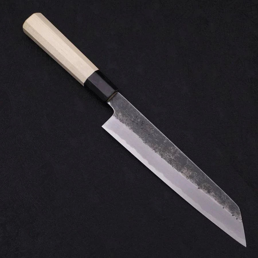 MUSASHI Kiritsuke Gyuto White steel #2 Kurouchi Buffalo Magnolia Handle 200mm (234-200) - Chefcoca