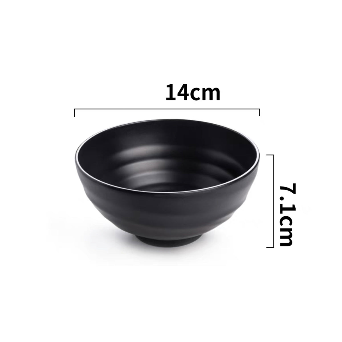 Threaded Lines Deep Melamine Bowl (LBW045S,H2008) - Chefcoca
