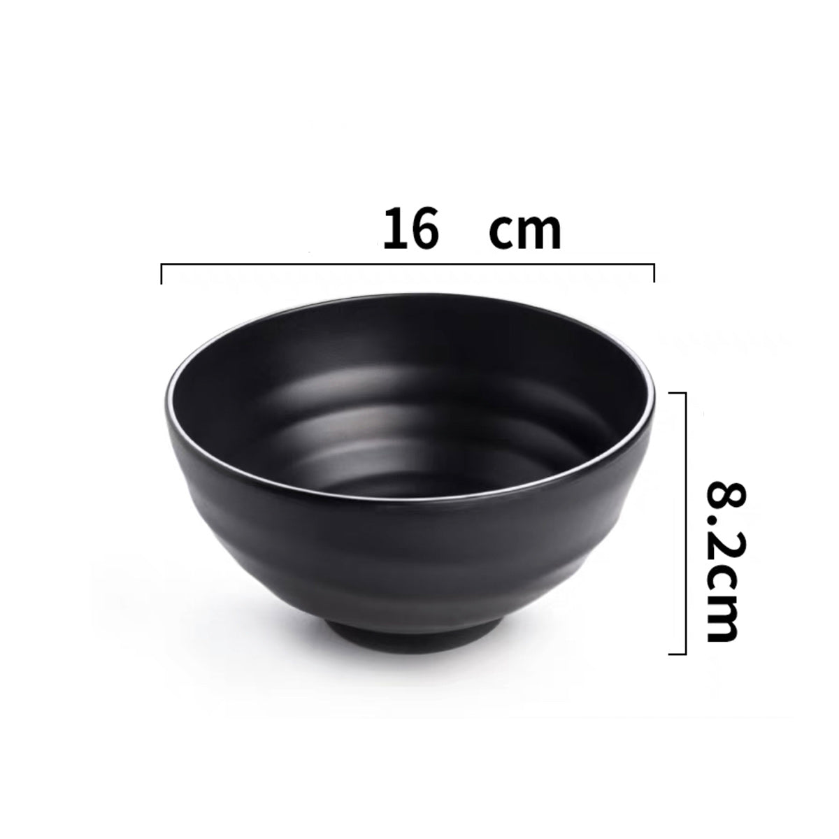 Threaded Lines Deep Melamine Bowl (LBW045S,H2008) - Chefcoca