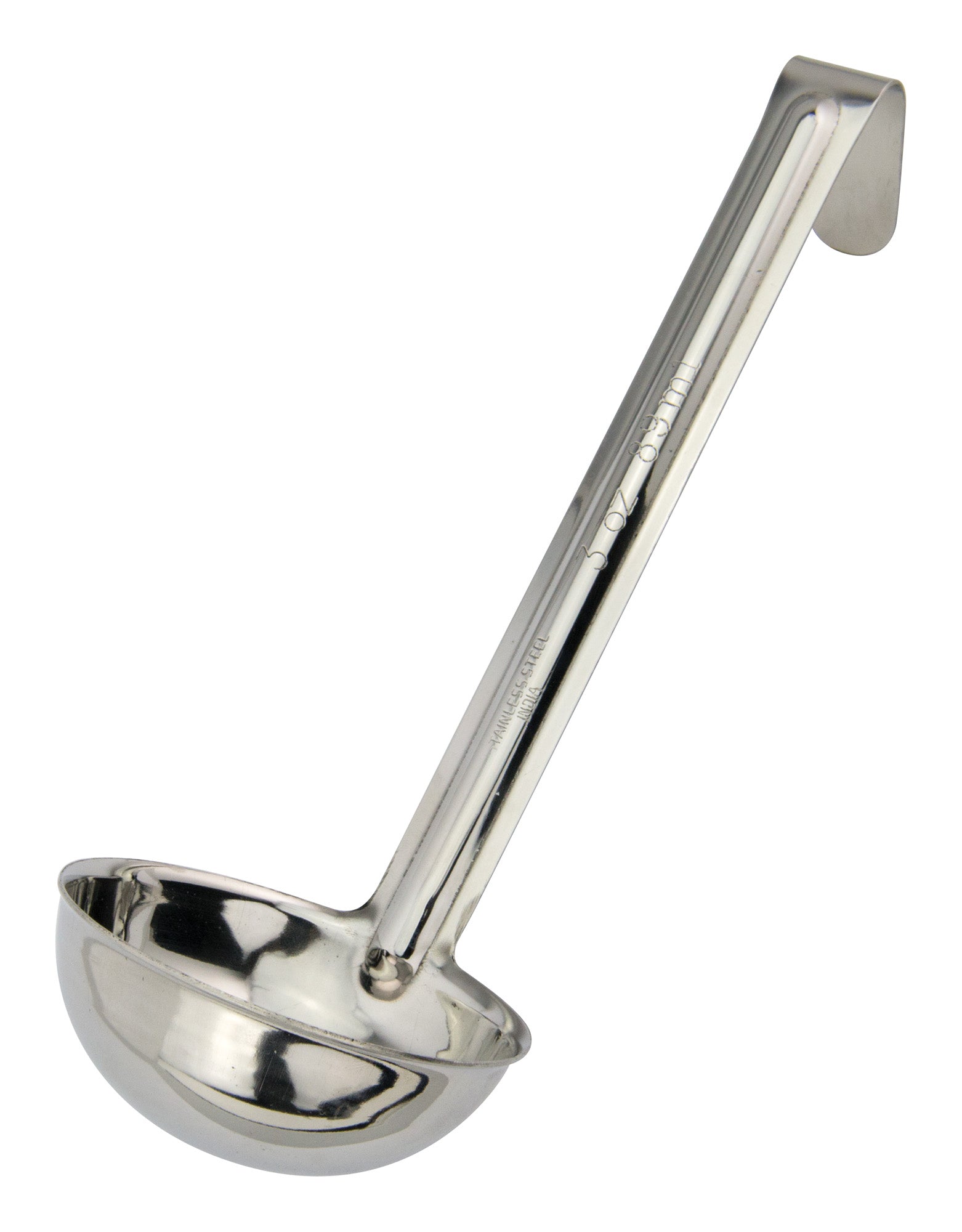 LDI-30SH - One-Piece Stainless Steel Ladle with 6" Handle - 3 oz - Chefcoca