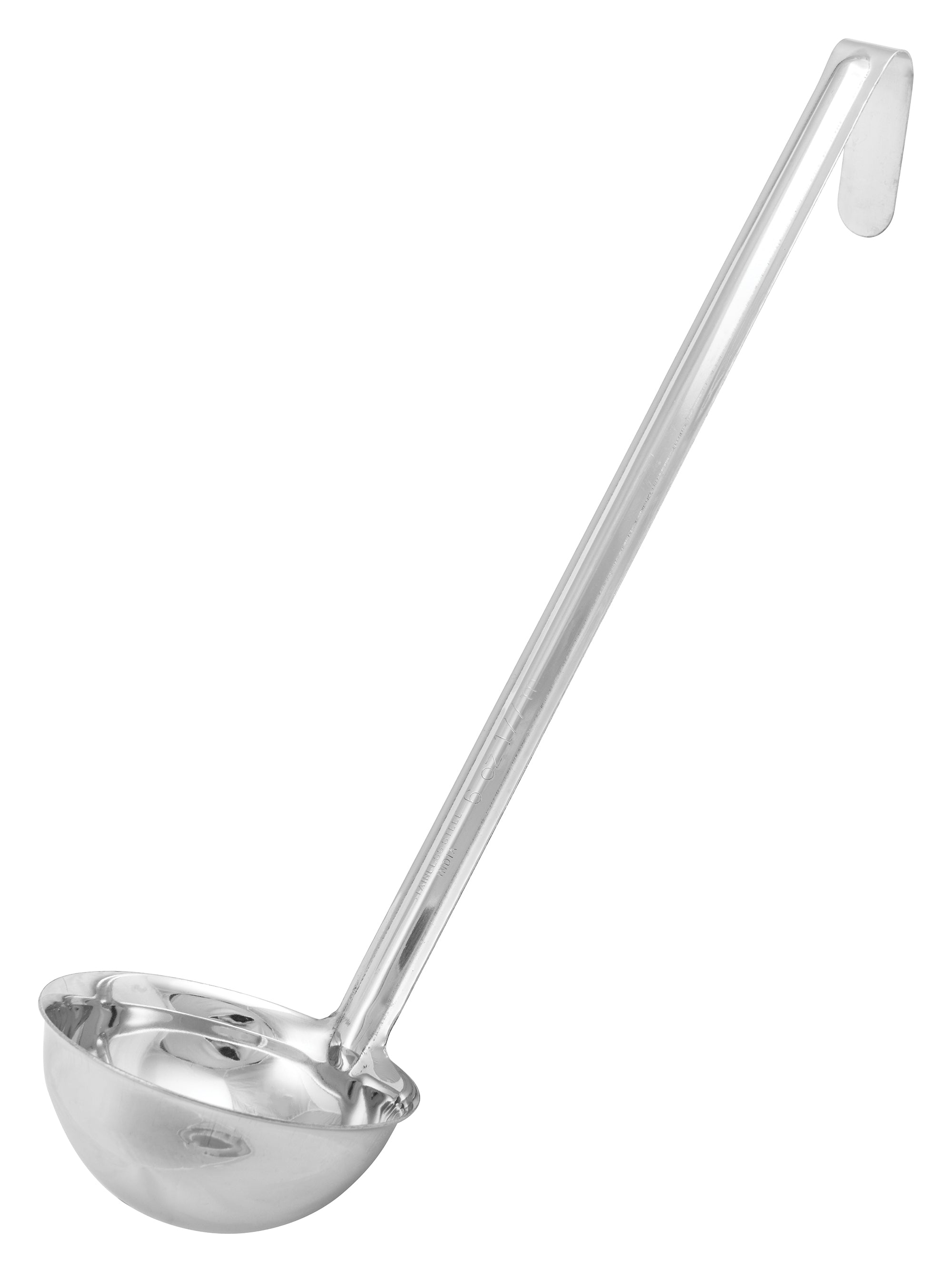 LDI-6- One-Piece Stainless Steel Ladle - 6 oz - Chefcoca