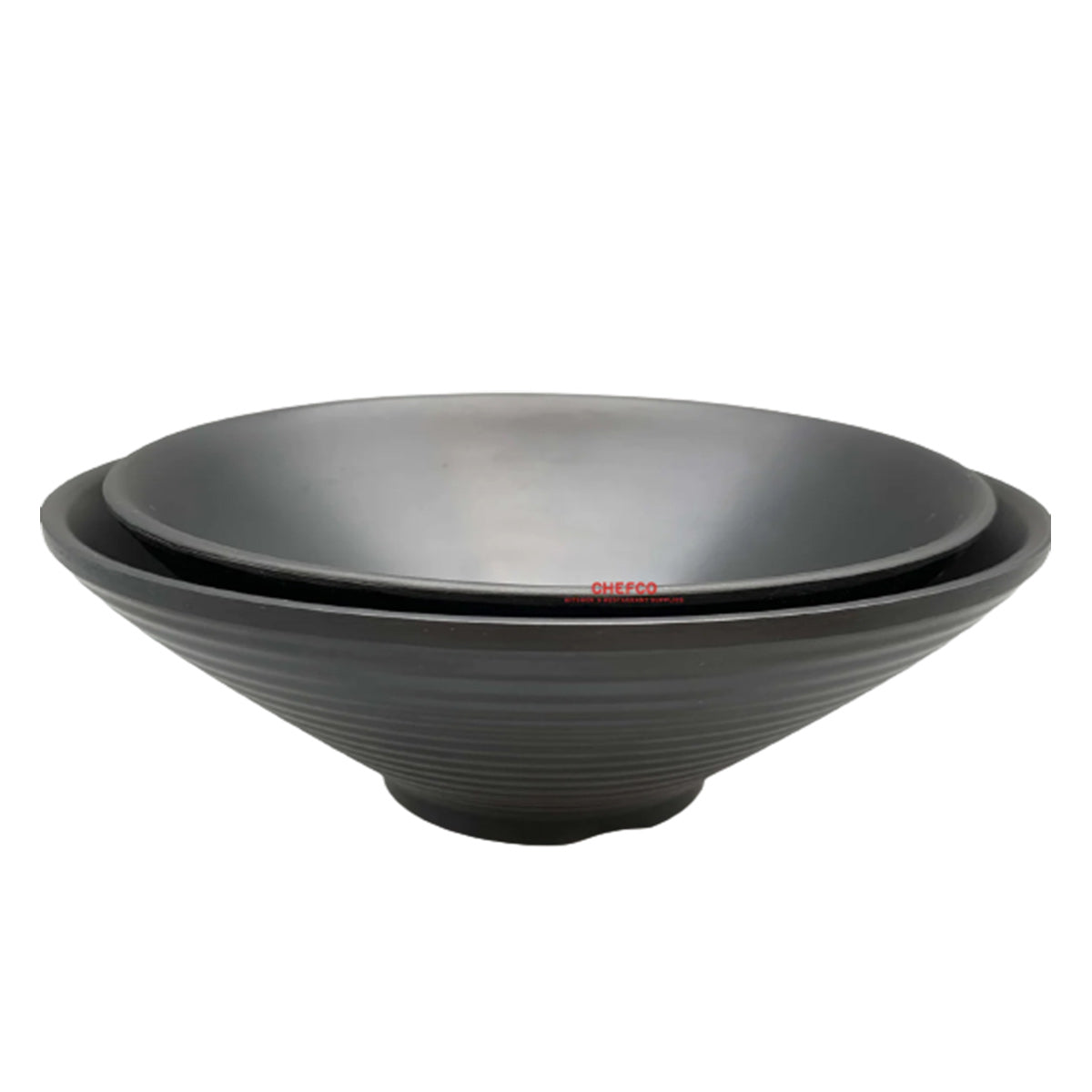 Parallel Lines Tapered Melamine Bowl (LJB008,LJB009) - Chefcoca