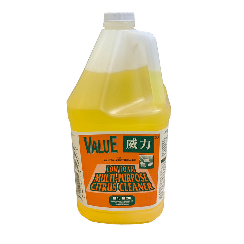 ValuE Low Foam Multi-Purpose Citrus Cleaner, 4L