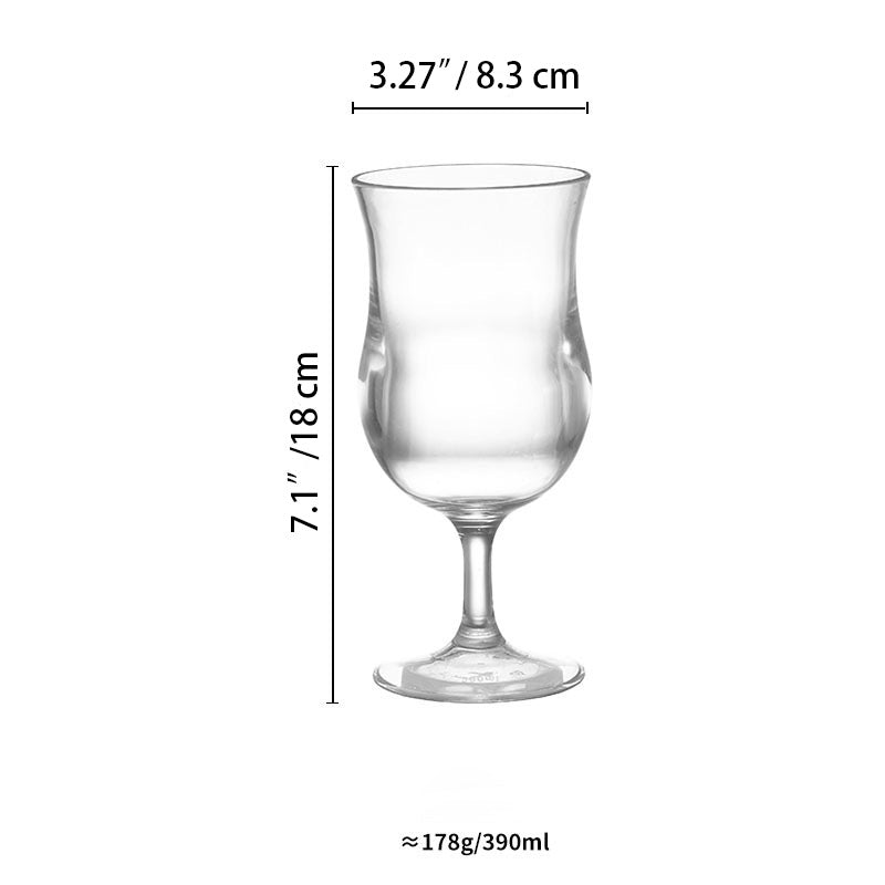 370ml PC Milkshake Cup ,Clear (12.5 oz) - Chefcoca