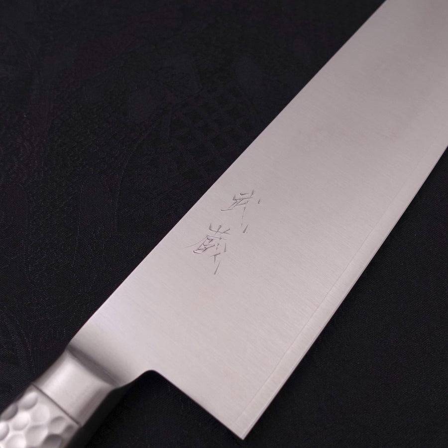 MUSASHI Nakiri knife VG-5 Polished Western Handle 180mm (308-180) - Chefcoca