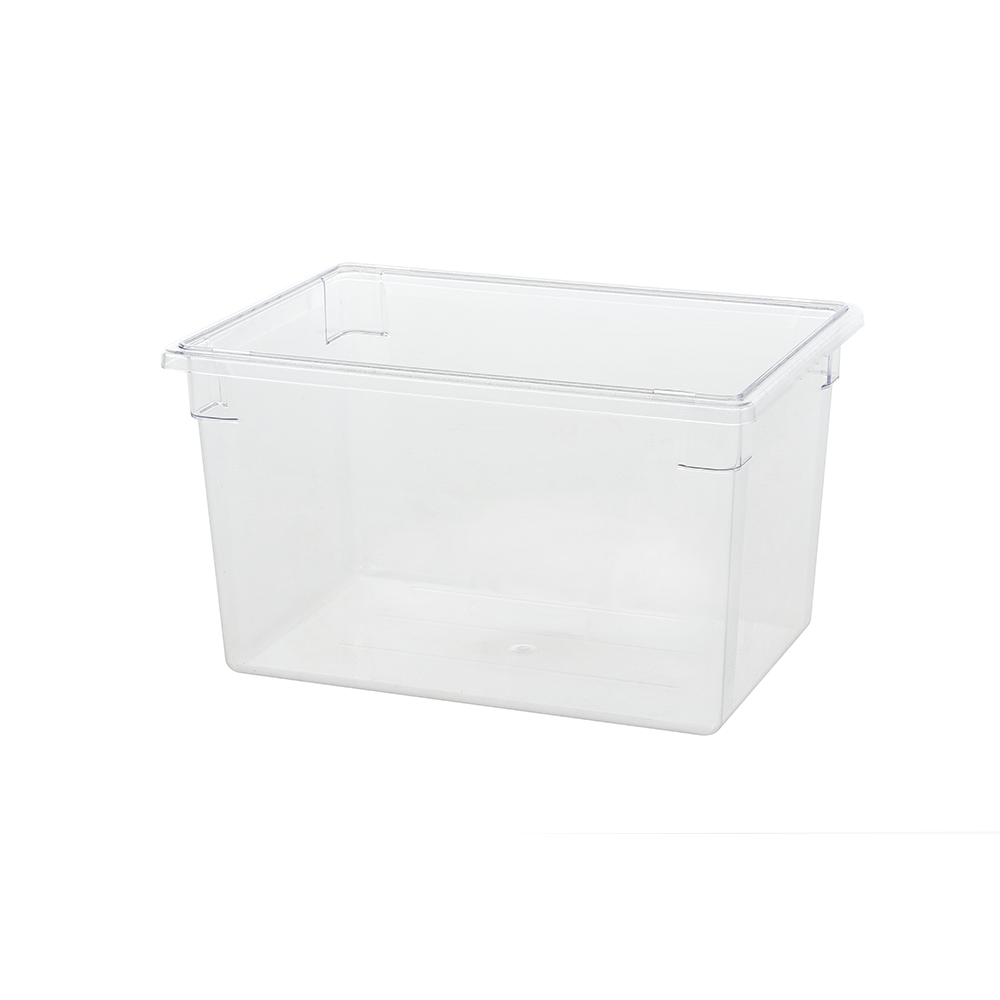 Clear Polycarbonate Heavy Weight Food Storage Box, 22 Gallon/83L, 18"x26"x15"H (P-074C) - Chefcoca