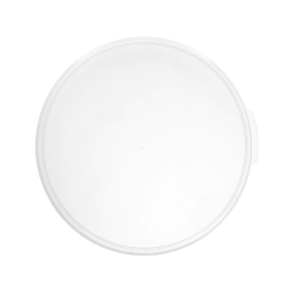 White Polypropylene Round Food Storage Container (1-22 Quarts), Lids Sold Separately - Chefcoca