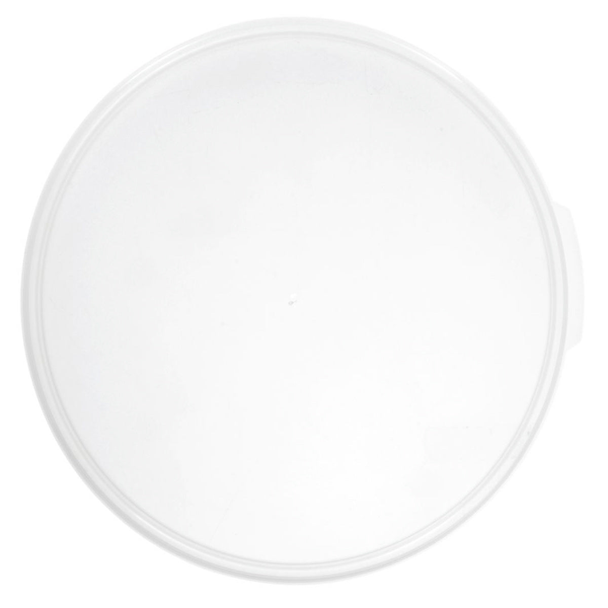 White Polypropylene Round Food Storage Container (1-22 Quarts), Lids Sold Separately - Chefcoca
