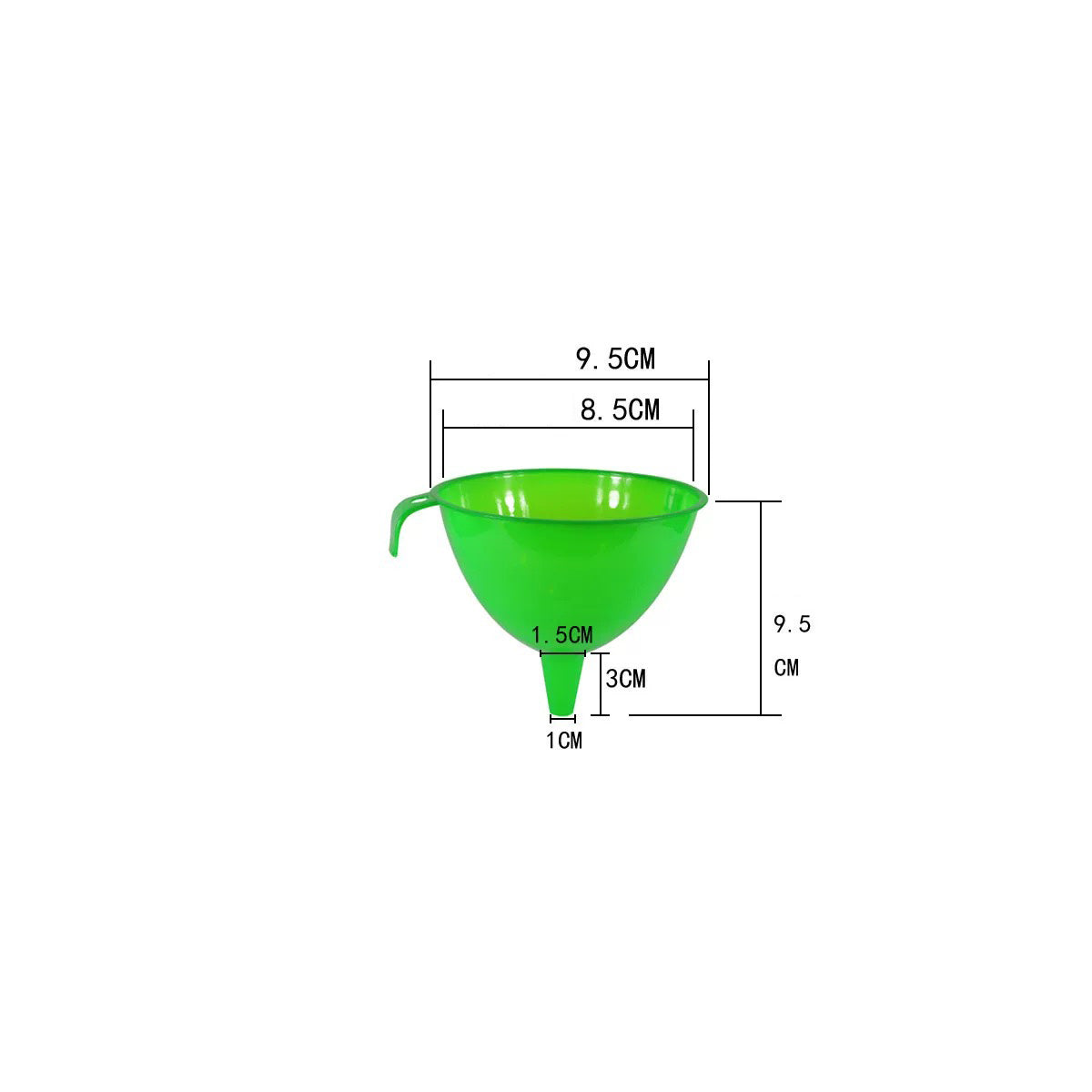 Plastic Funnel (Assorted Colours), PF-1 - Chefcoca