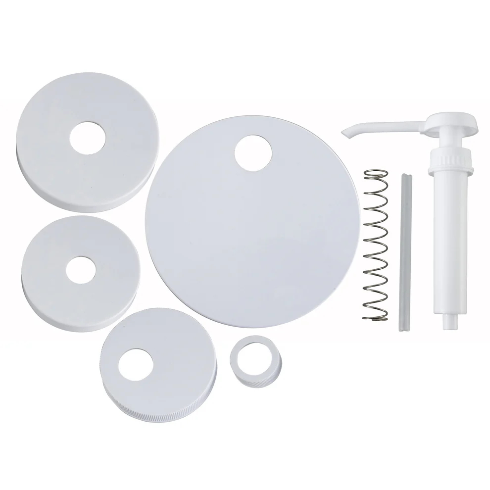 PKT-6 - Plastic Pump Kit, Standard Pumps and 5 Lids - Chefcoca