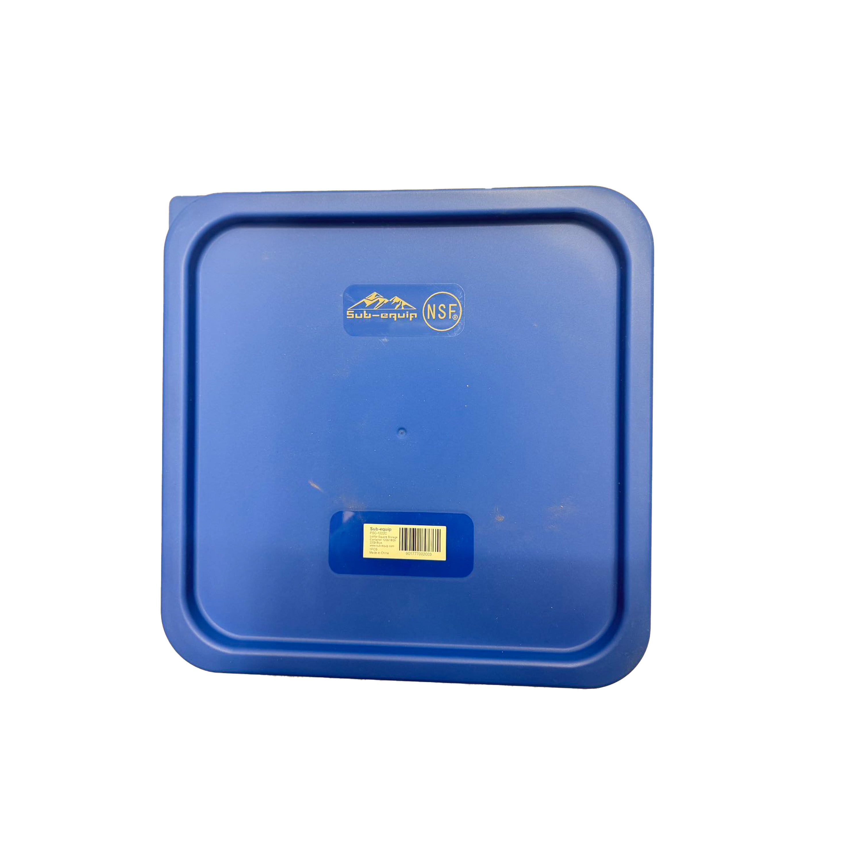Square Storage Container Cover for 12, 18 & 22 Qt Containers, Blue - Chefcoca