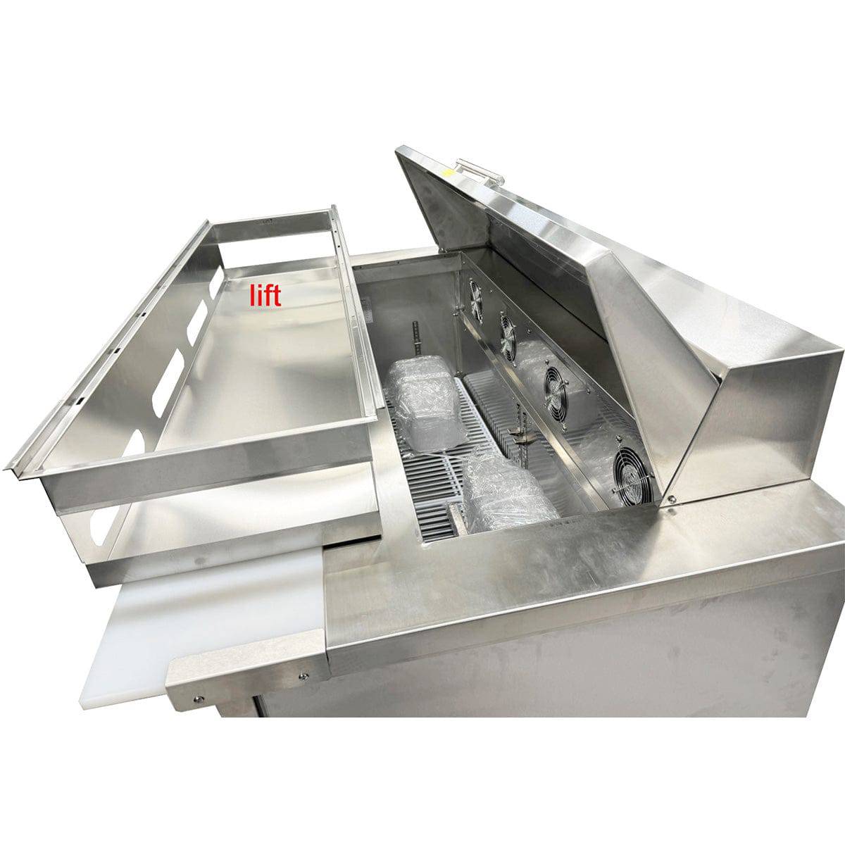 Sub-equip, 36" Salad and Sandwich Refrigerated Prep Table with 2 Doors - Chefcoca