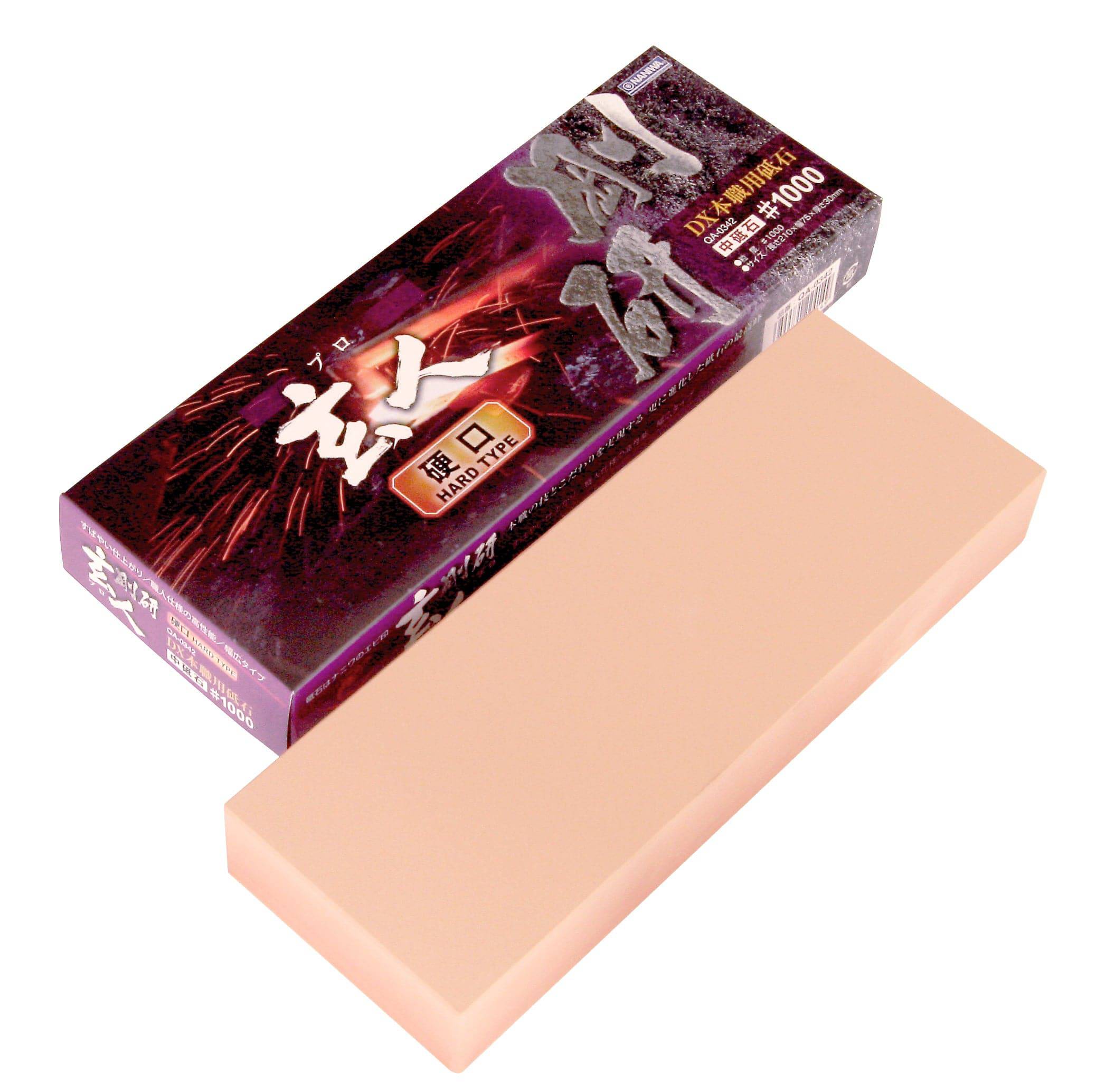 NANIWA GOUKEN KUROUTO QA-0341 Deluxe Medium Stone #1000 Wide type - Chefcoca
