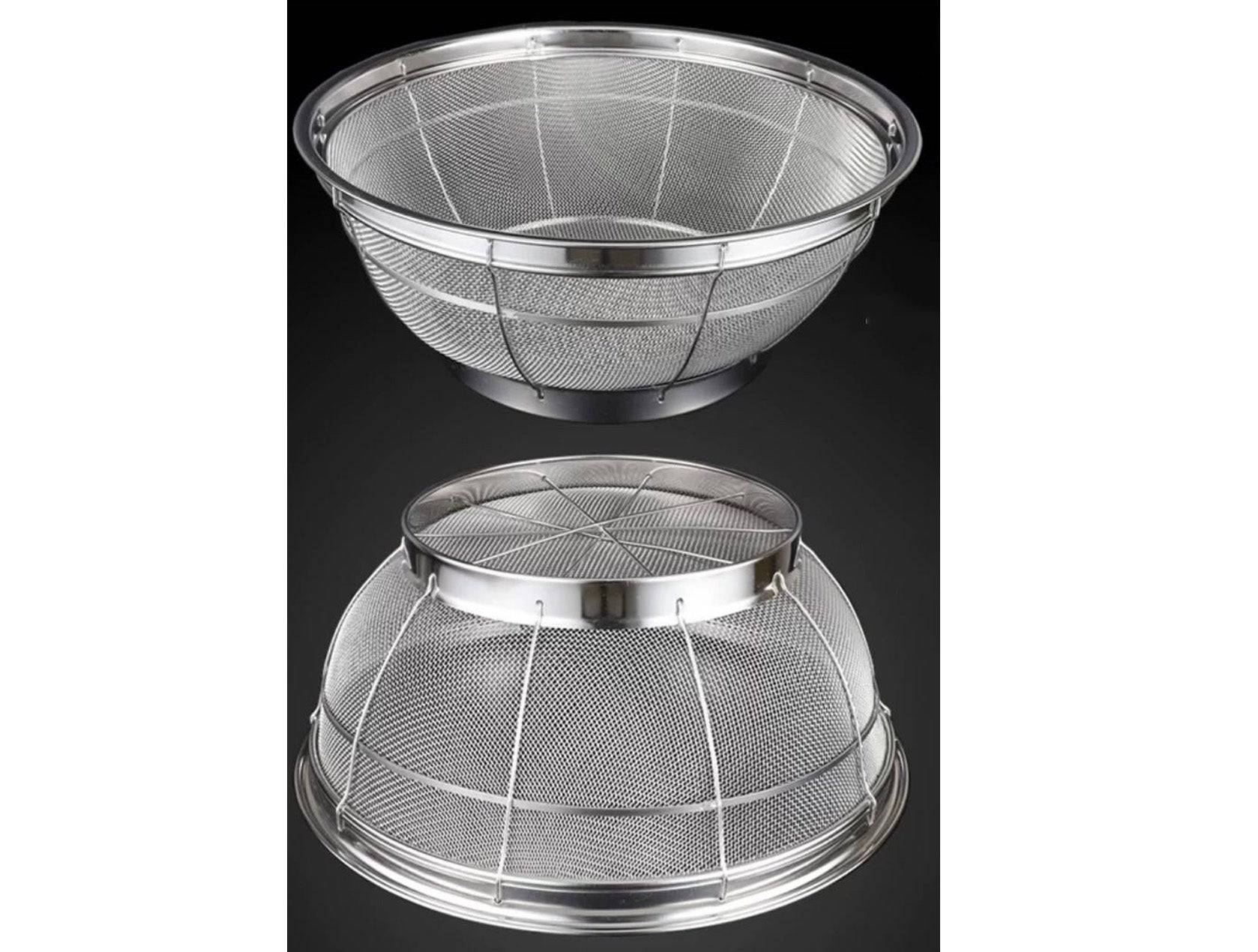 STAINLESS HEAVY DUTY RICE COLANDER - Chefcoca