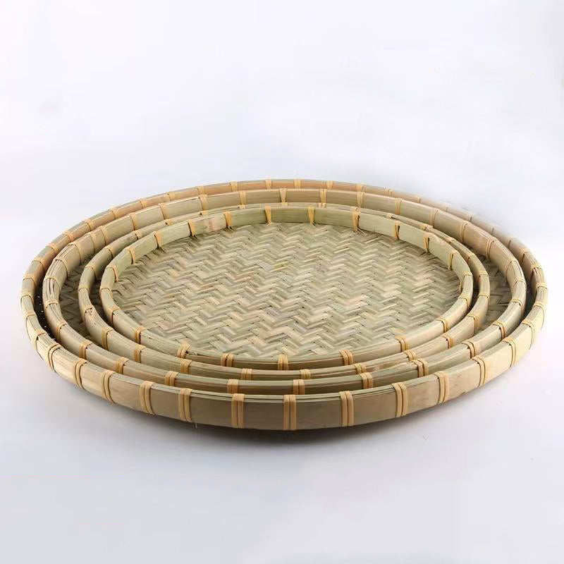 Chefco, Round Bamboo Serving Plate (RBP-35) - Chefcoca
