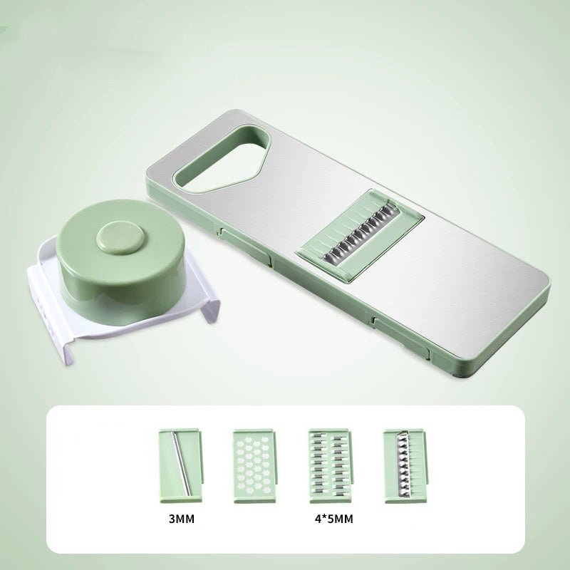 Vegetable Slicer, Multifunctional Grater Cheese Grater Kitchen Vegetable Chopper Cut Set For Lemon Vegetable Slicer Multi Potato Chip (SBG-5) - Chefcoca