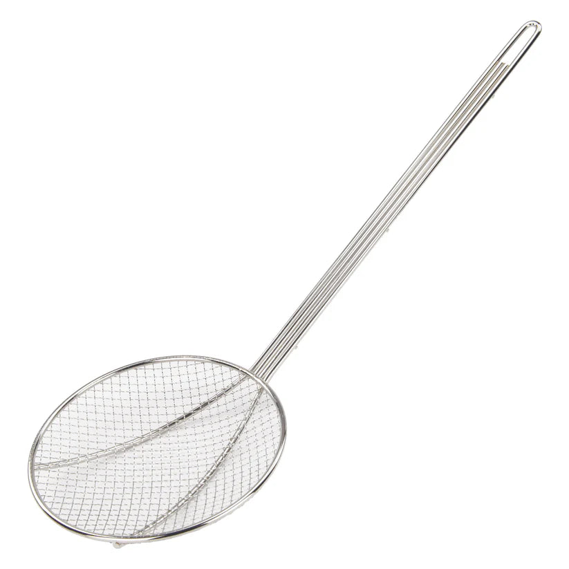 SC-6R - Wire Skimmer, Nickel-Plated - 6" Dia - Chefcoca