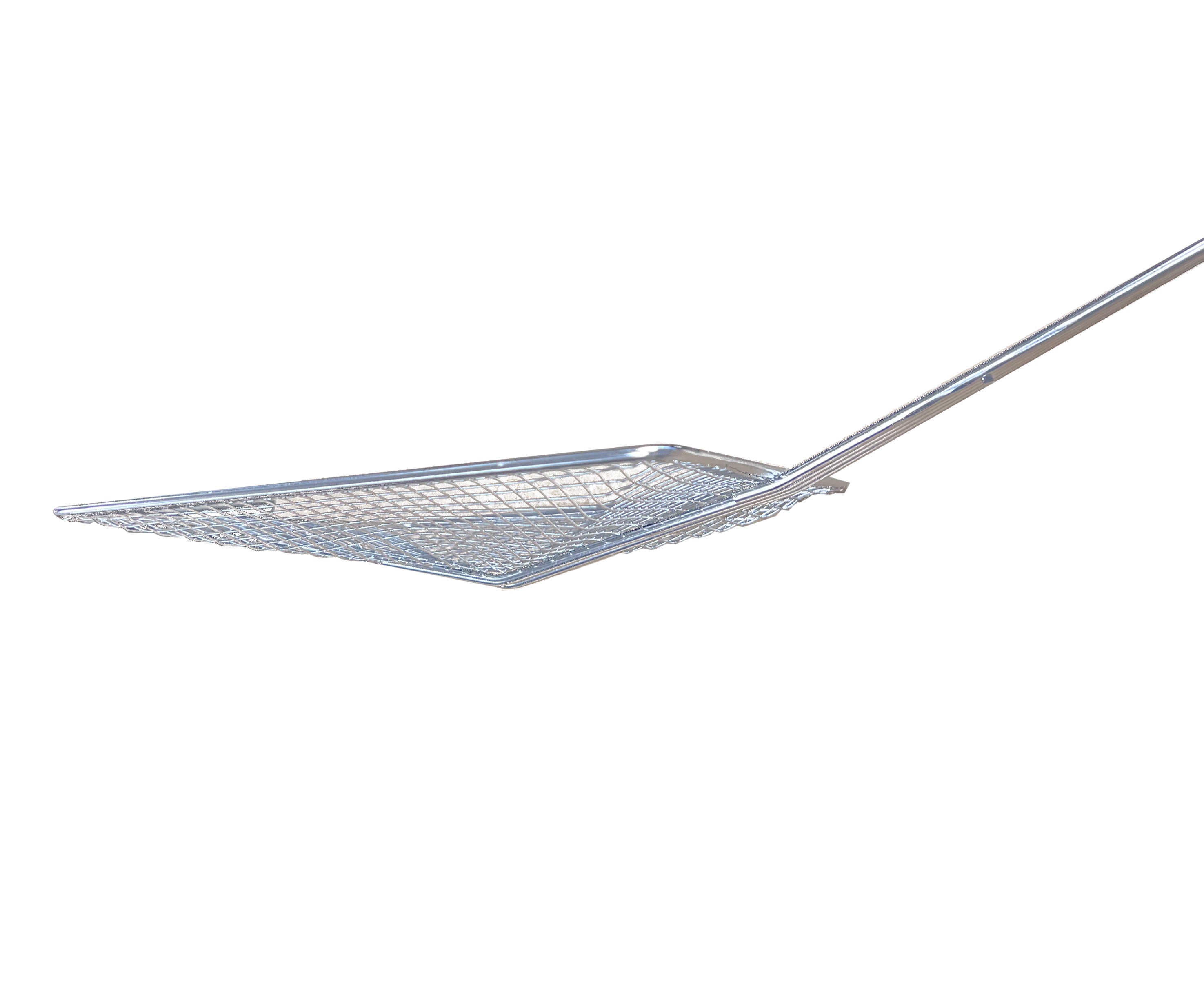 7 7/8"/20cm Dia Reinforced Stainless Steel Coarse Mesh Square Skimmer(SCF-20) - Chefcoca