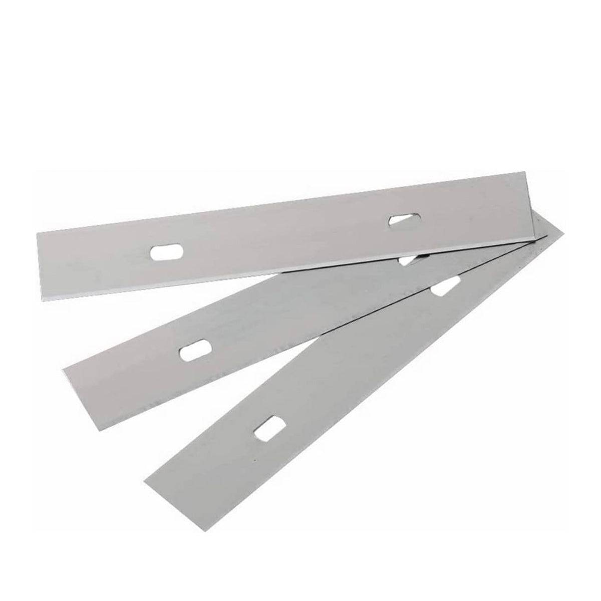 4" Economy Grill Scraper Replacement Blades, Pack of 10 (S/S) - Chefcoca