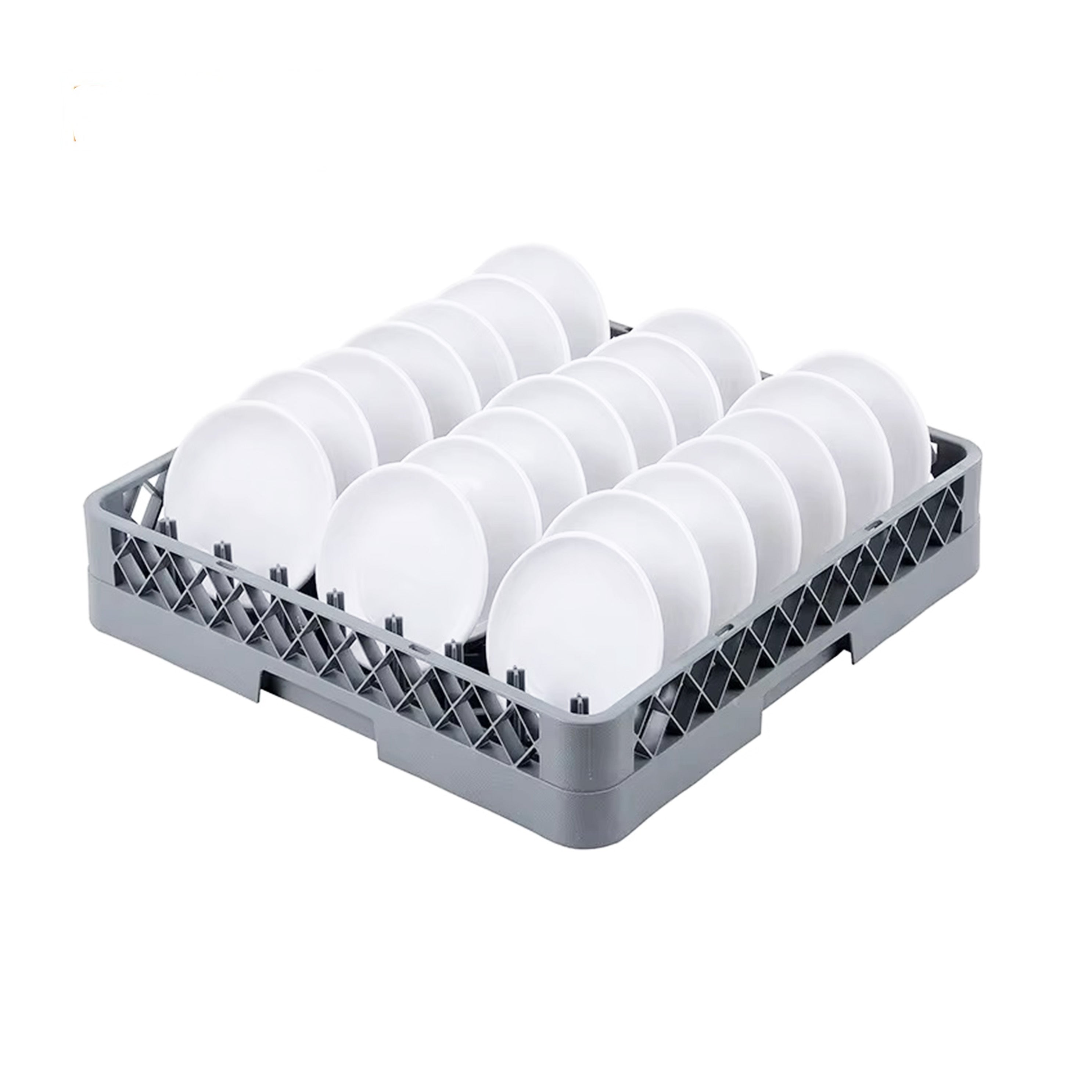 Full-Size All Purpose Peg Rack with open Sides, 64 Compartments. (SE-64B) - Chefcoca