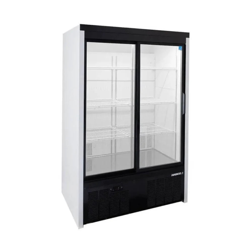 Habco SE40e, 47.5" Double Sliding Glass Door Display Refrigerator, 40 Cu. Ft