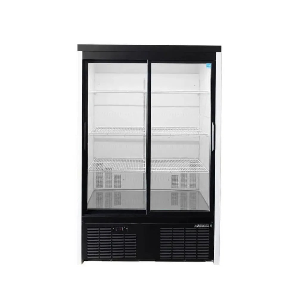 Habco SE40e, 47.5" Double Sliding Glass Door Display Refrigerator, 40 Cu. Ft