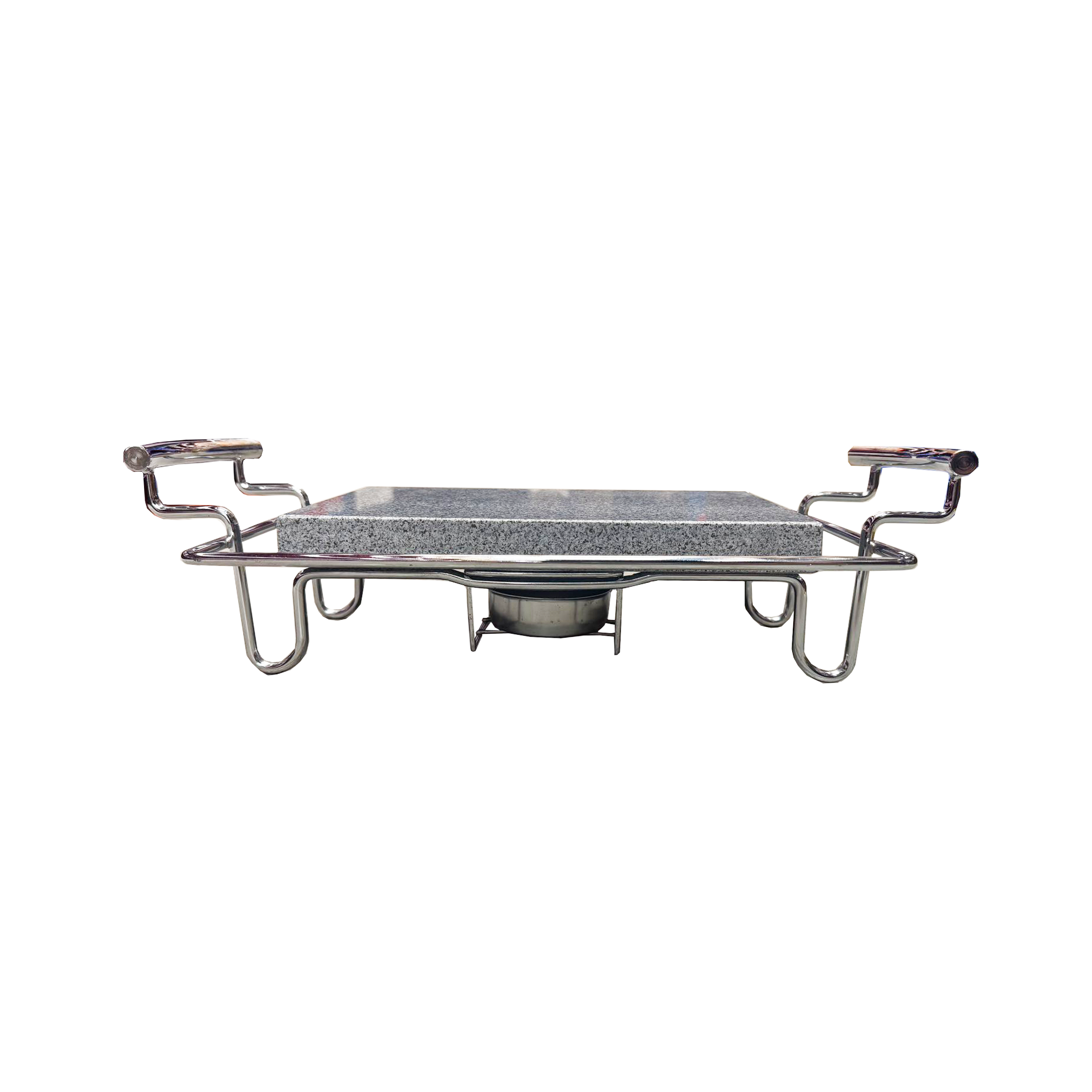 Chefco SG-1525, Rectangular store plate with stainless steel stand - Chefcoca